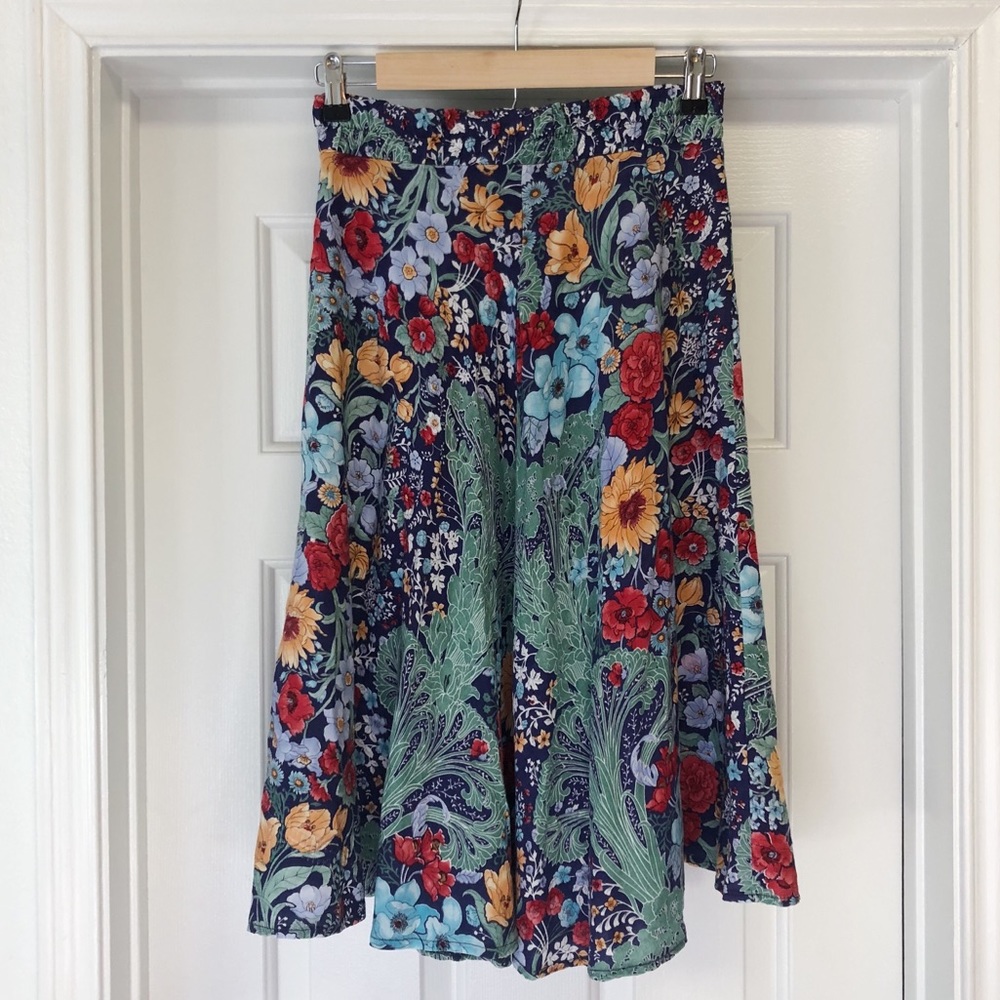 Authentic Vintage Young Timers Floral Skirt